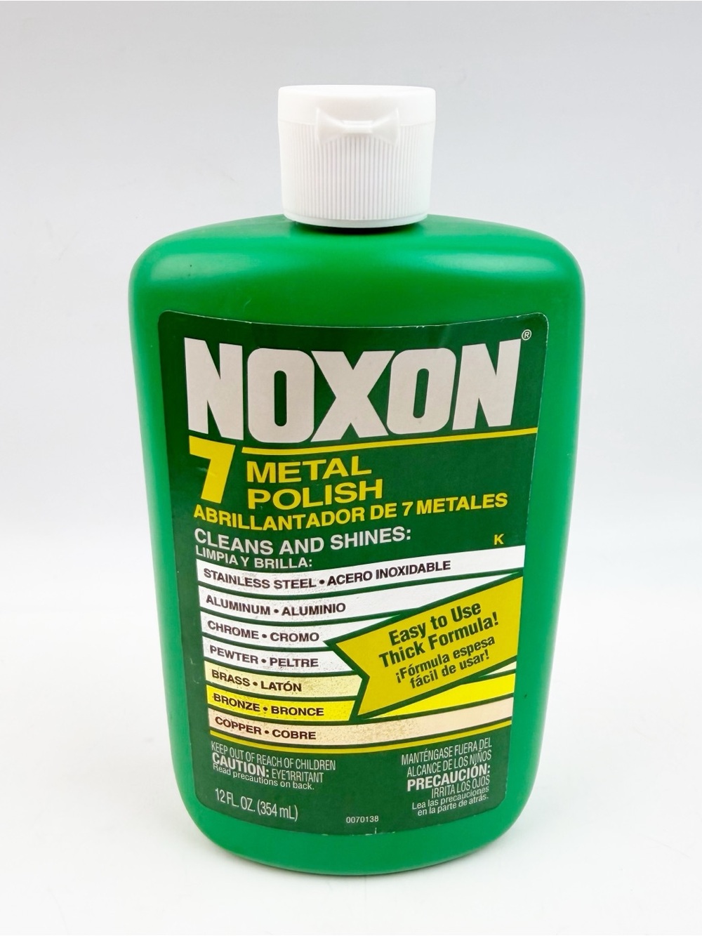 NOXON 7 Metal Polish Shines Copper Brass Chrome Steel Aluminum 12 oz New